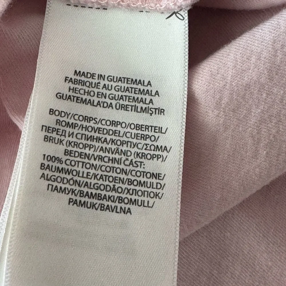 Ralph Lauren Light Pink Kids Tee with Bear Graphic
